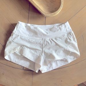 Lululemon White Shorts